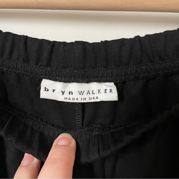 Bryn Walker Modal Wide Leg Stretch Pants Pull On Elastic Waist Black Size XL - Picture 3 of 6